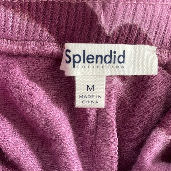 Splendid Journey Jogger Pants in Bordeaux Tie Dye NWT Size M - Picture 7 of 9